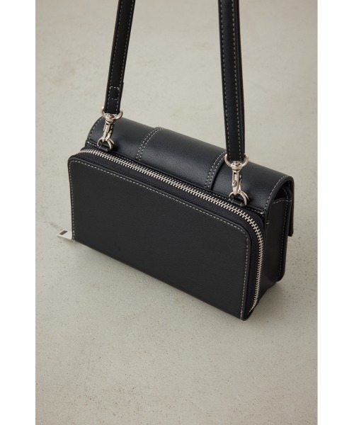 AZUL by moussy(アズールバイマウジー)の「AZモチーフウォレットバッグ(ショルダーバッグ・レディース・アイボリー/ブラック/ライム・FREE)」の19枚目の写真
