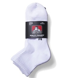 《BEN DAVIS》ロゴプリント 3P ソックス