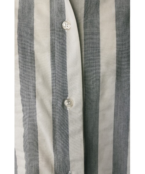 STYLEMIXER（スタイルミキサー）の「ストライプオーバーシャツ（シャツ/ブラウス・レディース・ライトグレー/ブラック・FREE）」の22枚目の写真