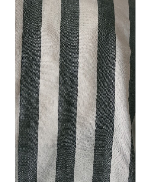 STYLEMIXER（スタイルミキサー）の「ストライプオーバーシャツ（シャツ/ブラウス・レディース・ライトグレー/ブラック・FREE）」の13枚目の写真