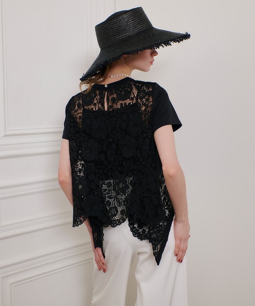 LOULOU WILLOUGHBY＊レースドッキングプルオーバートップス allureville｜【LOULOU WILLOUGHBY】レースドッキングプル