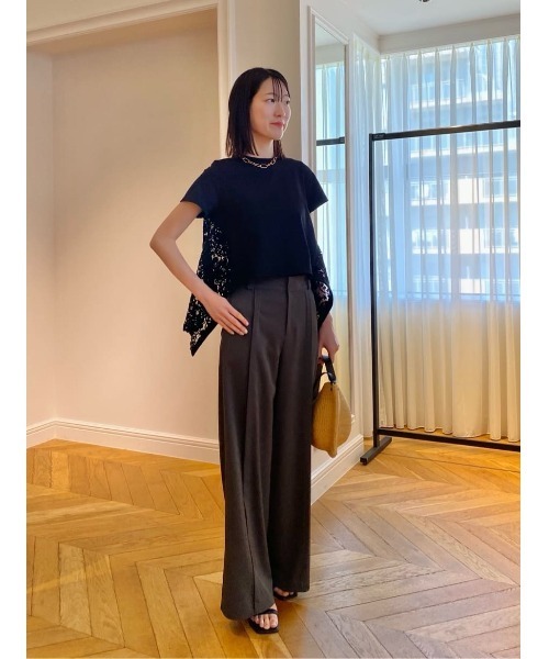 アルアバイル ルルウィルビー レースドッキングプルオーバー トップス LOULOU WILLOUGHBY】レースドッキングプルオーバー|allureville