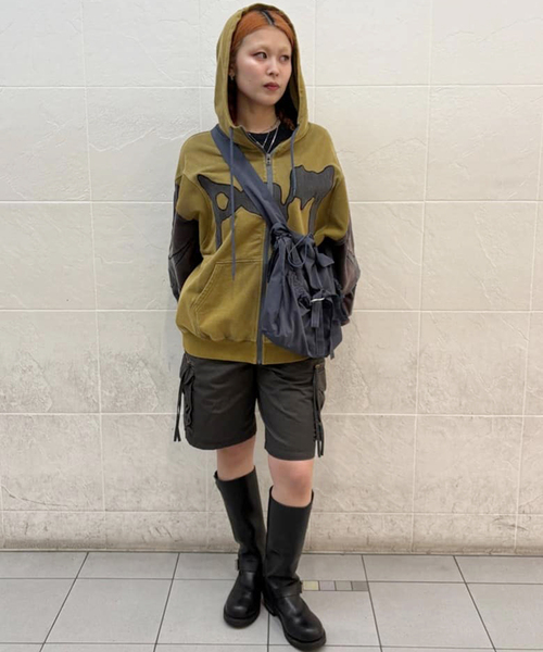 セール】【P.A.M/パム】LUNACY ZIP THRU HOODI 3837-MLT（パーカー 
