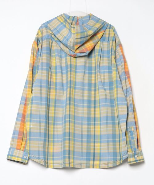 FACETASM(ファセッタズム)の「FACETASM/ファセッタズム/MADRAS CHECK HOODED SHIRT(シャツ/ブラウス・メンズ・イエロー/ピンク・4/5)」の6枚目の写真