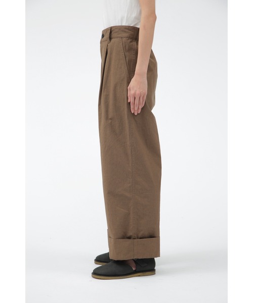 MHL OVERDYE MELANGE COTTON LINEN パンツ OVERDYE MELANGE COTTON LINEN | MHL.（エムエイチエル