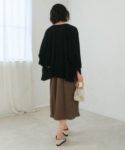 Bou Jeloud(ブージュルード)の「ジャガードフレアワンピース(ワンピース・レディース・イエロー/カーキ/ブラック・38)」の12枚目の写真