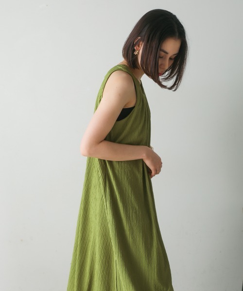 Bou Jeloud(ブージュルード)の「ジャガードフレアワンピース(ワンピース・レディース・イエロー/カーキ/ブラック・38)」の20枚目の写真