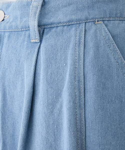 forksy.(フォルクシー)の「【forksy.】カットアウト ドッキング ワイドデニムパンツ(デニムパンツ・レディース・グレー/ブルー・M/L)」の13枚目の写真