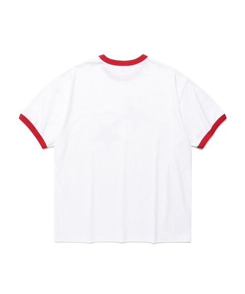 Cavish（カビシ）の「★K-POPアイドル着用【UNISEX】CAVISH／ツインスターリンガーT（Tシャツ/カットソー・レディース・グレー/ホワイト/ボルドー・MEDIUM/LARGE/SMALL）」の17枚目の写真