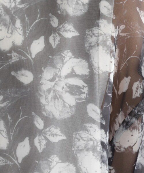 tk.TAKEO KIKUCHI（ティーケータケオキクチ）の「シアーフラワーシャツ（シャツ/ブラウス・メンズ・ブラック/ホワイト/ネイビー・01/02/03）」の12枚目の写真