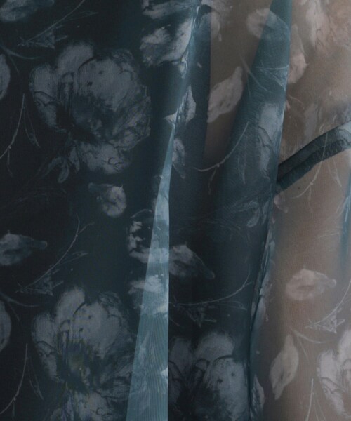 tk.TAKEO KIKUCHI（ティーケータケオキクチ）の「シアーフラワーシャツ（シャツ/ブラウス・メンズ・ブラック/ホワイト/ネイビー・01/02/03）」の16枚目の写真