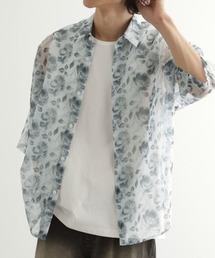 tk.TAKEO KIKUCHI | シアーフラワーシャツ(シャツ/ブラウス)
