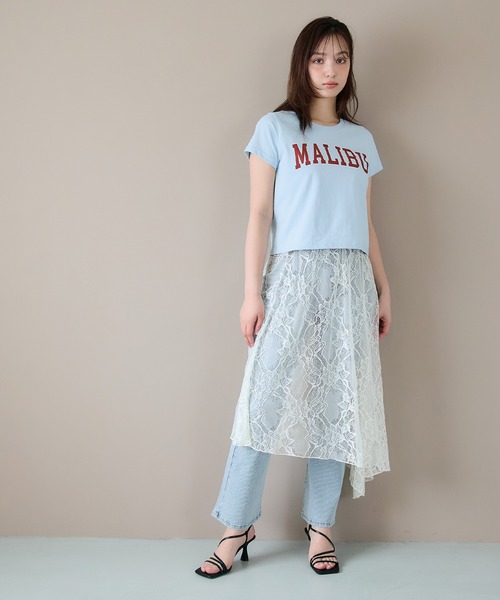 coca(coca)(コカ)の「【WEB限定セール】レーススカート(スカート・レディース・アイボリー・ONE SIZE)」の9枚目の写真