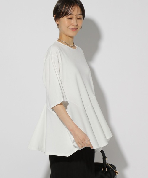 Elura（エルーラ）の「ドレスアップペプラムプルオーバー/321609（Tシャツ/カットソー・レディース・ライトブルー/ネイビー/ホワイト・FREE）」の20枚目の写真