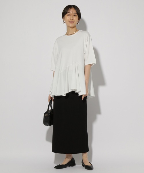 Elura（エルーラ）の「ドレスアップペプラムプルオーバー/321609（Tシャツ/カットソー・レディース・ライトブルー/ネイビー/ホワイト・FREE）」の21枚目の写真