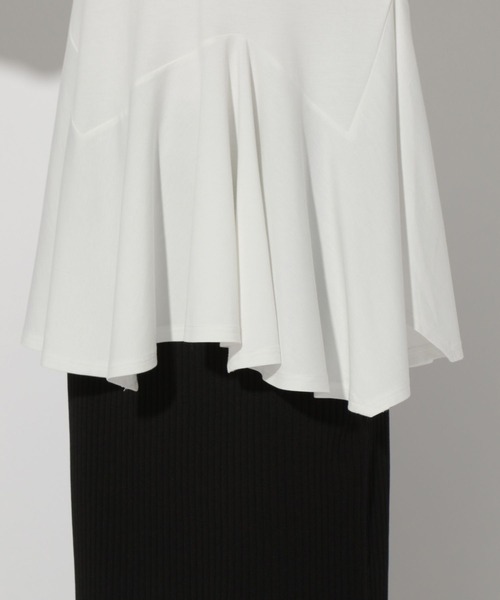 Elura（エルーラ）の「ドレスアップペプラムプルオーバー/321609（Tシャツ/カットソー・レディース・ライトブルー/ネイビー/ホワイト・FREE）」の10枚目の写真