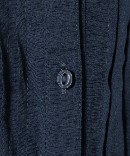 notch.（ノッチ）の「【 notch. by KR 】インド綿　シアーヨークピンタックワンピース（ワンピース・レディース・オフホワイト/ブルー系その他/ネイビー/ブラック・TM/M）」の17枚目の写真