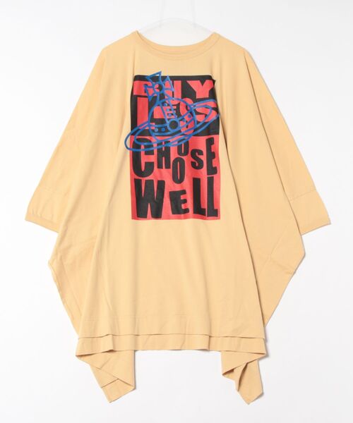 VivienneWestwood☆ BUY LESS CHOOSE WELL Tシャツワンピース BUY LESS CHOOSE WELL Tシャツワンピース(ホワイト)（レディース