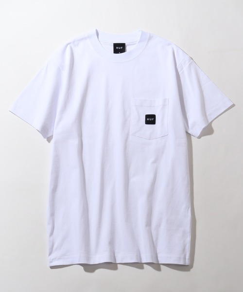 HUF(ハフ)の「【HUF/ハフ】ボックスロゴ ポケット付きショートスリーブTシャツ(Tシャツ/カットソー・メンズ・ブラック/ホワイト・M/S/XL/L)」の12枚目の写真
