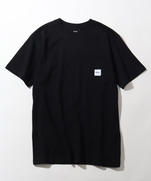 HUF(ハフ)の「【HUF/ハフ】ボックスロゴ ポケット付きショートスリーブTシャツ(Tシャツ/カットソー・メンズ・ブラック/ホワイト・M/S/XL/L)」の10枚目の写真