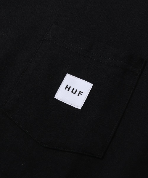 HUF(ハフ)の「【HUF/ハフ】ボックスロゴ ポケット付きショートスリーブTシャツ(Tシャツ/カットソー・メンズ・ブラック/ホワイト・M/S/XL/L)」の15枚目の写真