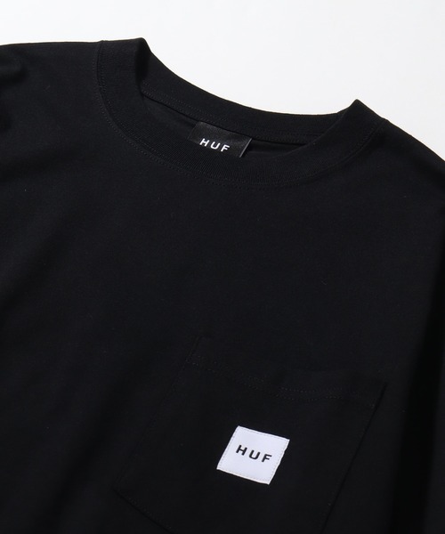 HUF(ハフ)の「【HUF/ハフ】ボックスロゴ ポケット付きショートスリーブTシャツ(Tシャツ/カットソー・メンズ・ブラック/ホワイト・M/S/XL/L)」の16枚目の写真