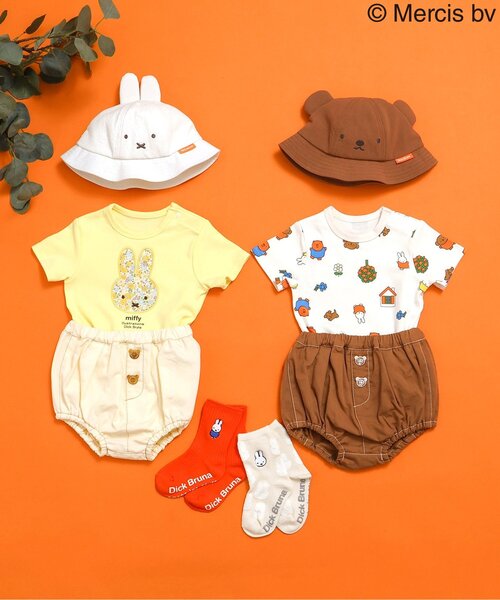 Miffy（ ミッフィー）の「Dick Bruna ベビー帽子（その他ベビー用品・キッズ・ブラウン/オフホワイト・46/48）」の11枚目の写真