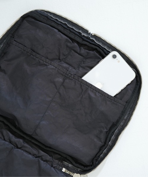 PORTER CLASSIC(ポータークラシック)の「【Porter Classic / ポータークラシック】 SUPER NYLON SIMPLE SHOULDER BAG(ショルダーバッグ・メンズ・ブルー/ブラック・FREE)」の15枚目の写真