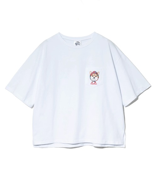 ScoLar/スカラー スカーフ付 ポケットTEE（Tシャツ/カットソー