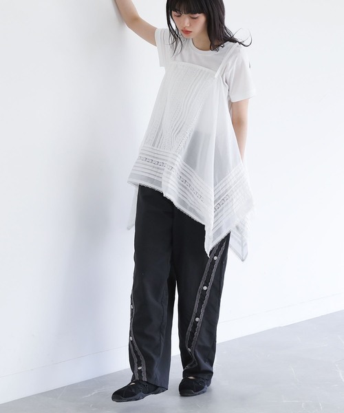 somari imagination(ソマリ イマジネーション)の「『レースラインカーブパンツ』(その他パンツ・レディース・ブラック/グレー・2/1)」の19枚目の写真