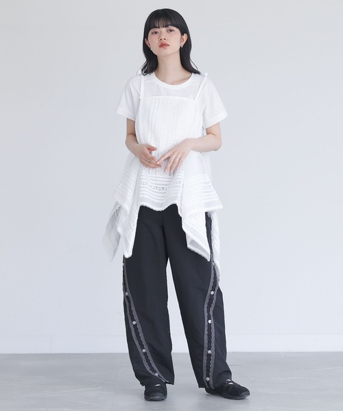 somari imagination(ソマリ イマジネーション)の「『レースラインカーブパンツ』(その他パンツ・レディース・ブラック/グレー・2/1)」の20枚目の写真