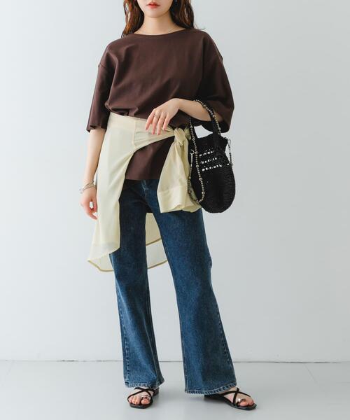 RODE SKO（ロデスコ）の「『MADE IN JAPAN』プチメタルクロスフラットサンダル（サンダル・レディース・ブラック/ダークブラウン・36/37/38）」の7枚目の写真