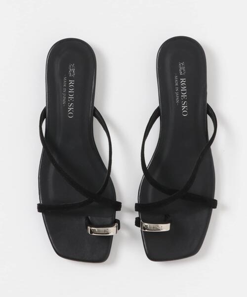 セール】『MADE IN JAPAN』プチメタルクロスフラットサンダル