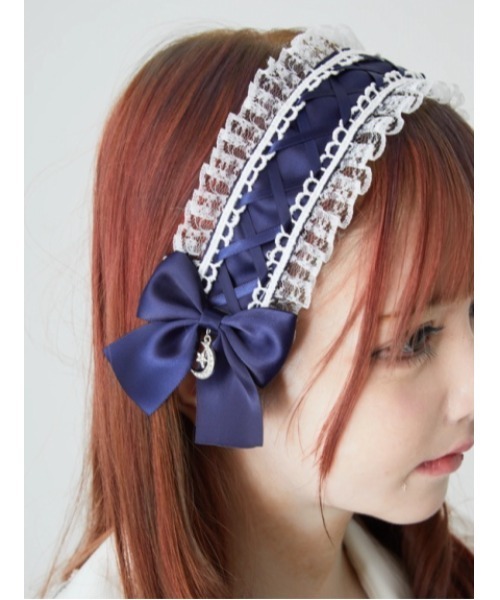Ank Rouge(アンクルージュ)の「星座のヘッドドレス(その他ヘアアクセサリー・レディース・ネイビー/ブルー/ピンク/ホワイト・FREE)」の11枚目の写真