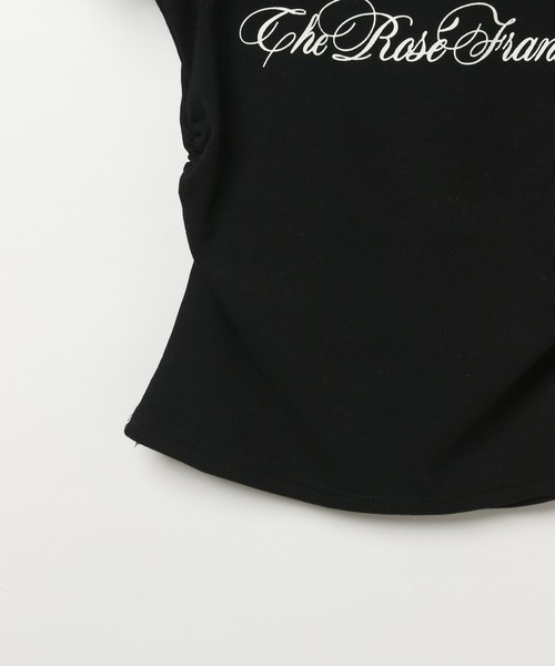 3.3 Field Trip／レースストール付き半袖T（Tシャツ/カットソー