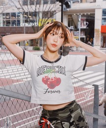 repipi armario（レピピ アルマリオ）の「【HOnOKAコラボ】チェリーTシャツ（Tシャツ/カットソー・キッズ）」