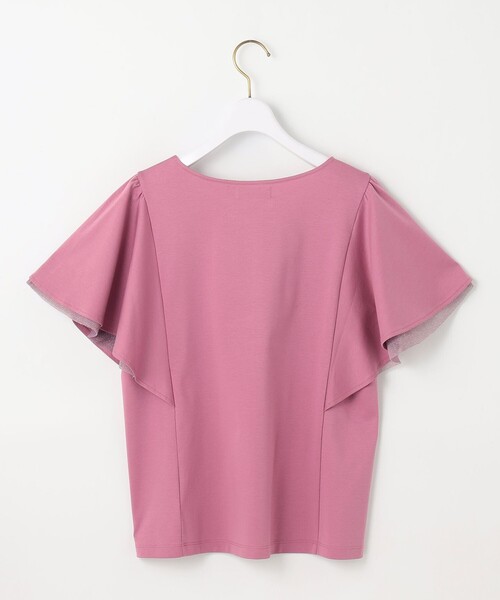 ANY SIS(エニィスィス)の「着映えフリルスリーブ カットソー(Tシャツ/カットソー・レディース・ブラック系/アイボリー系/スカイブルー系/グリーン系/ダークブラウン系/ピンク系・4)」の11枚目の写真