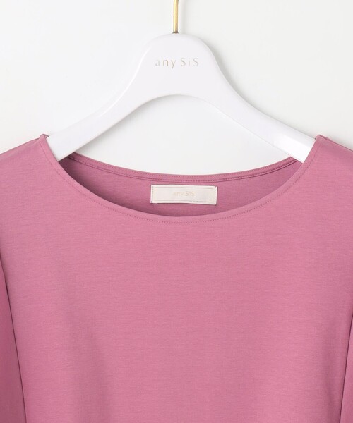 ANY SIS(エニィスィス)の「着映えフリルスリーブ カットソー(Tシャツ/カットソー・レディース・ブラック系/アイボリー系/スカイブルー系/グリーン系/ダークブラウン系/ピンク系・4)」の10枚目の写真
