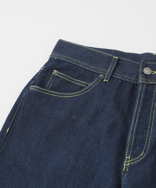 WOKE EDGE(ウォークエッジ)の「WOKE EDGE / ウォークエッジ CANDY WEAVE BAGGY DENIM(デニムパンツ・メンズ・ネイビー・LARGE/MEDIUM)」の6枚目の写真