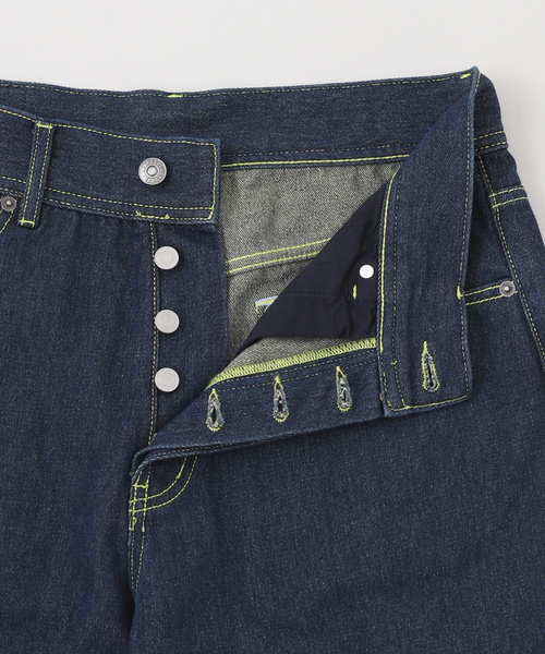 WOKE EDGE(ウォークエッジ)の「WOKE EDGE / ウォークエッジ CANDY WEAVE BAGGY DENIM(デニムパンツ・メンズ・ネイビー・LARGE/MEDIUM)」の4枚目の写真