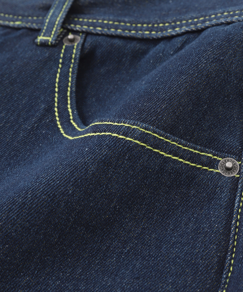 WOKE EDGE(ウォークエッジ)の「WOKE EDGE / ウォークエッジ CANDY WEAVE BAGGY DENIM(デニムパンツ・メンズ・ネイビー・LARGE/MEDIUM)」の2枚目の写真