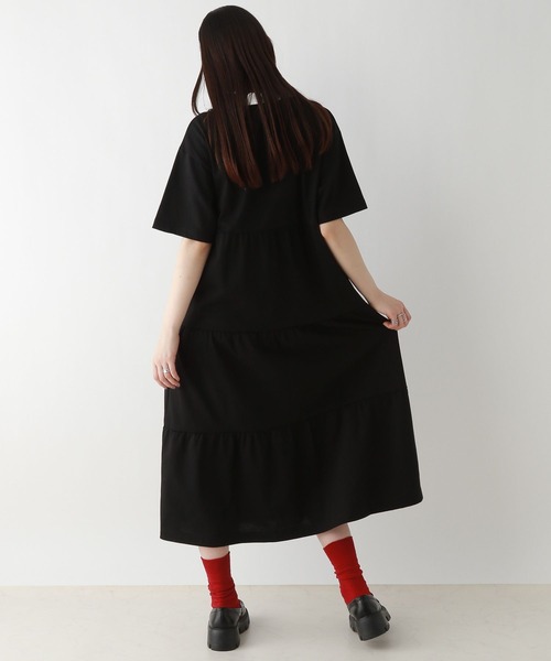 RAGEBLUE（レイジブルー）の「ティアードラガーワンピース（ワンピース・レディース・ブラック/ネイビー系・FREE）」の19枚目の写真