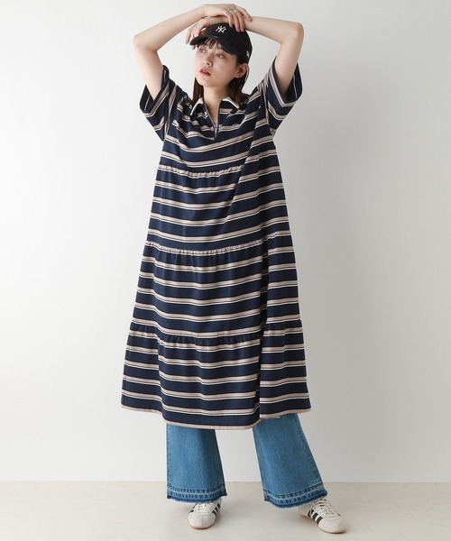 RAGEBLUE（レイジブルー）の「ティアードラガーワンピース（ワンピース・レディース・ブラック/ネイビー系・FREE）」の21枚目の写真