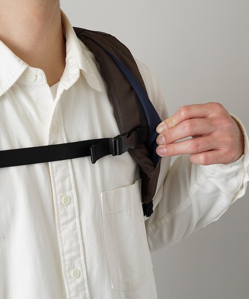 PRO-SPERITY（プロスペリティ）の「【PRO-SPERITY】撥水 晴雨兼用傘付き リュックサック バックパック PSCK-04（バックパック/リュック・メンズ・ブラック/グレー・ONE SIZE）」の12枚目の写真