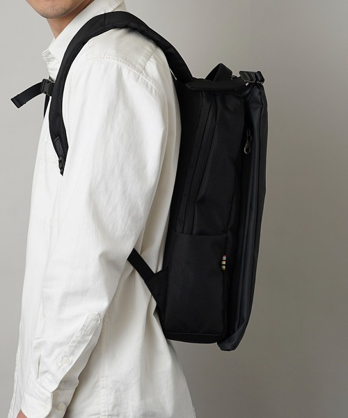 PRO-SPERITY（プロスペリティ）の「【PRO-SPERITY】撥水 晴雨兼用傘付き リュックサック バックパック PSCK-04（バックパック/リュック・メンズ・ブラック/グレー・ONE SIZE）」の5枚目の写真