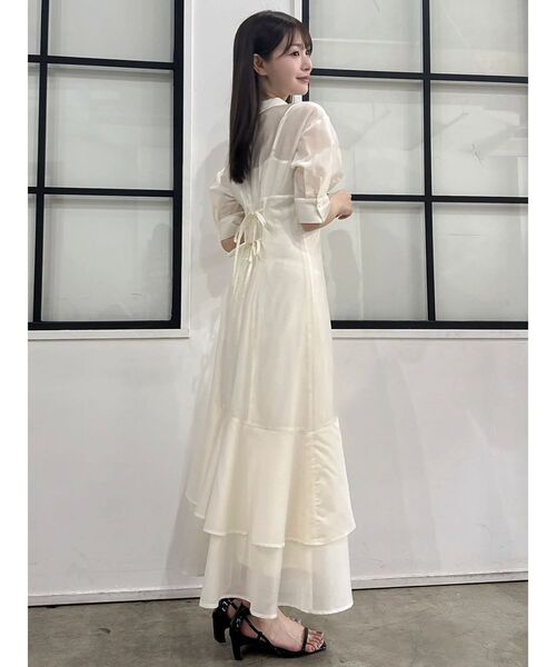 ナゴンスタンスdocking dress レイヤードワンピース レイヤードシャツ