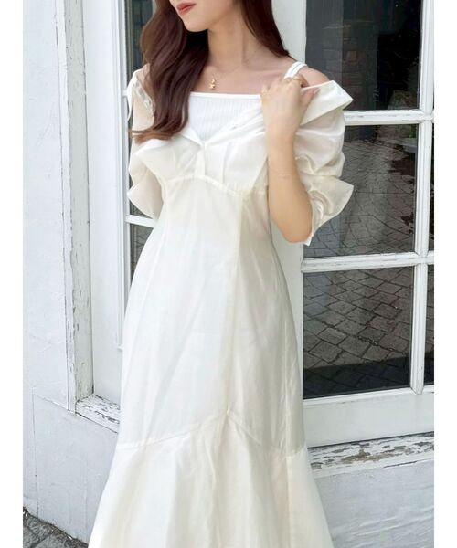 セール】レイヤードシャツドッキングワンピース（ワンピース