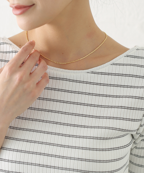 JOURNAL STANDARD relume（ジャーナルスタンダード　レリューム）の「RELUME チェーンNL silver925（ネックレス・レディース・ゴールド/シルバー・FREE）」の7枚目の写真