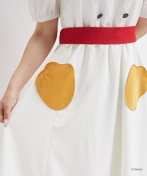 ディズニー　ロゴ　マリン　ワンピ　dress shop Mサイズ　ドナルド Disney ワンピース ドナルド/マリンキャミワンピース : ZOZOTOWN