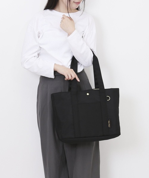 Legato Largo（レガートラルゴ）の「Legato Largo 簡探バッグ A4トート（トートバッグ・レディース・マスタード/ネイビー/グレー系その他/ブラック・FREE）」の9枚目の写真